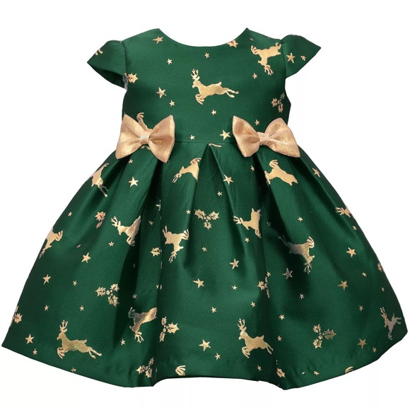 Bonnie Jean Other - Bonnie Jean Reindeer Jacquard Holiday Dress size 2T